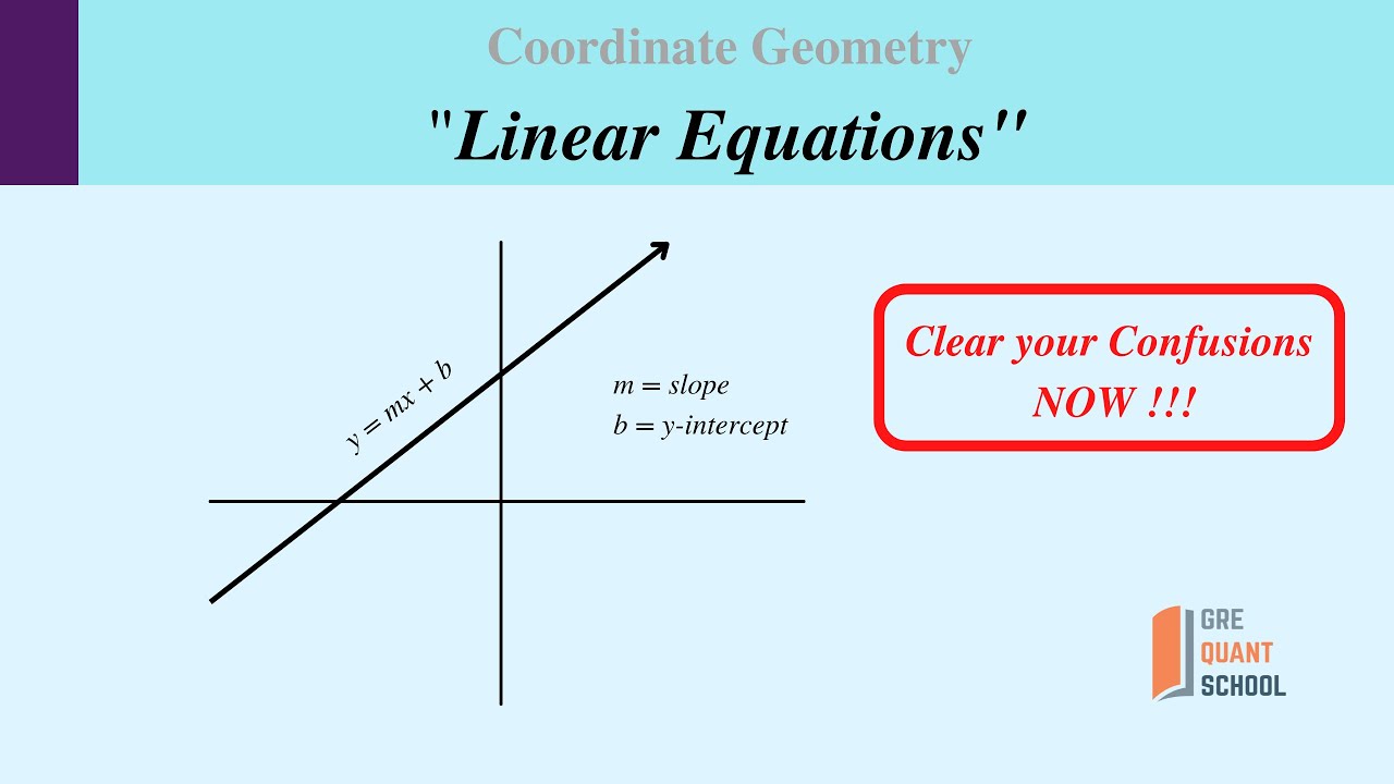 Lines Equations Explanation - GRE Quant School